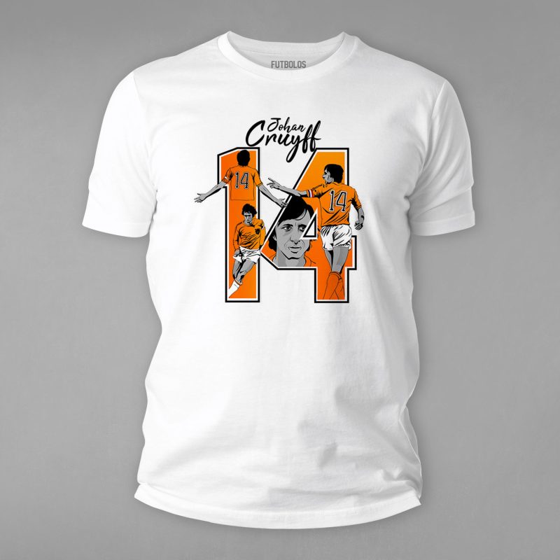 FTBL-058-Beyaz Cruyff Tişörtü