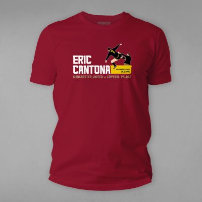 FTBL-074-Maroon Eric Cantona Tişörtü