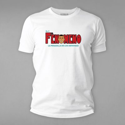 FTBL-097-Beyaz Ronaldo Tişörtü