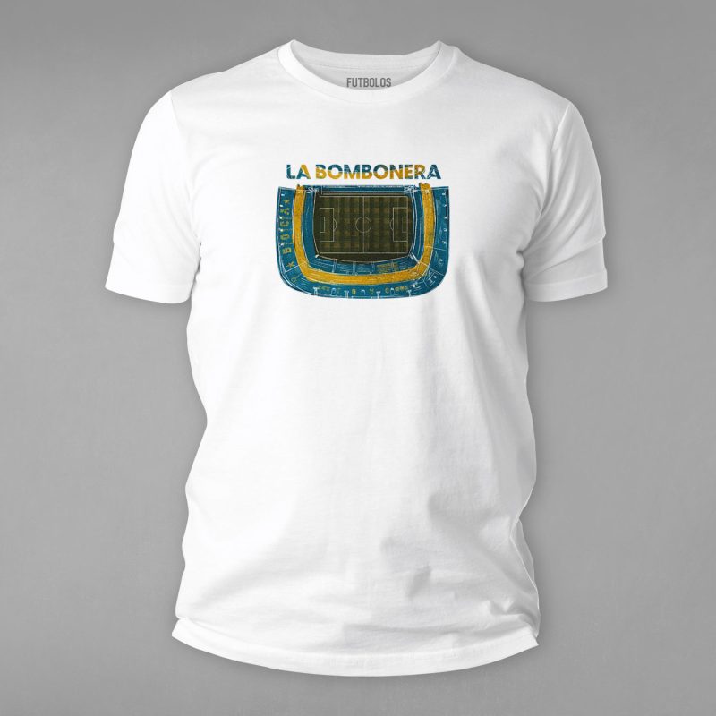 FTBL-005-Beyaz Boca Juniors Tişörtü