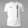 FTBL-085-Beyaz İngiltere Tişörtü