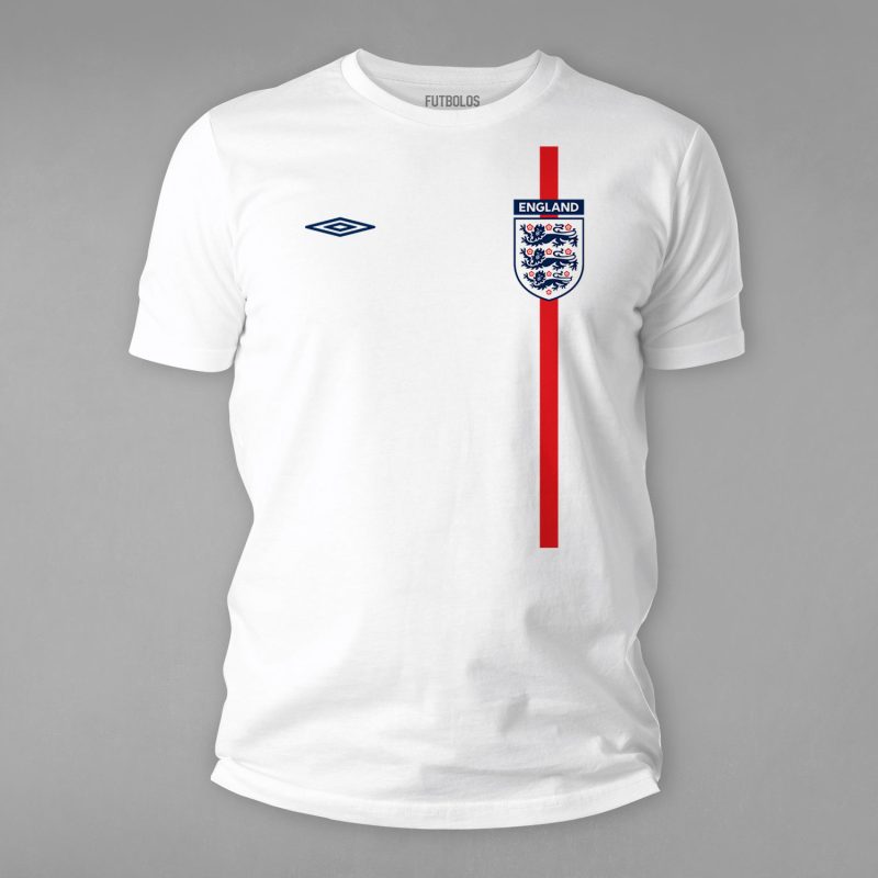FTBL-085-Beyaz İngiltere Tişörtü