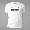 FTBL-119-Beyaz Inter Milan Nostalji Forma Tişörtü