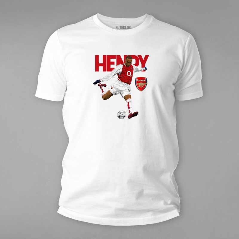 FTBL-125-Beyaz Thierry Henry Tişörtü