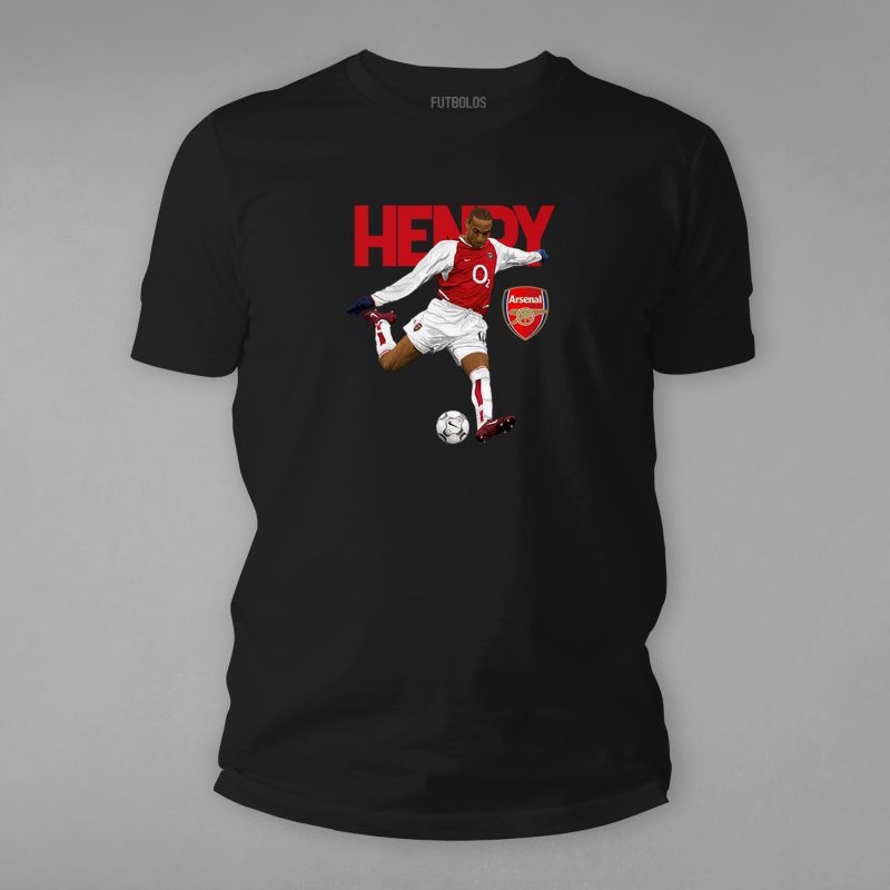 FTBL-125-Siyah Thierry Henry Tişörtü