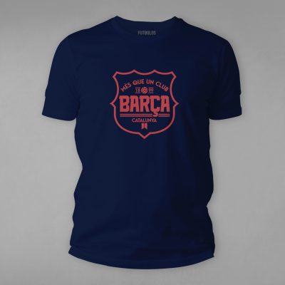 FTBL-126-Lacivert Barcelona Tişörtü