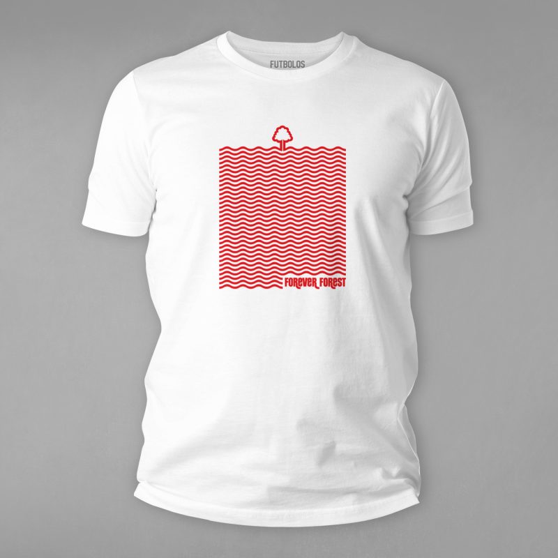 FTBL-159-Beyaz Nottingham Forest Tişörtü