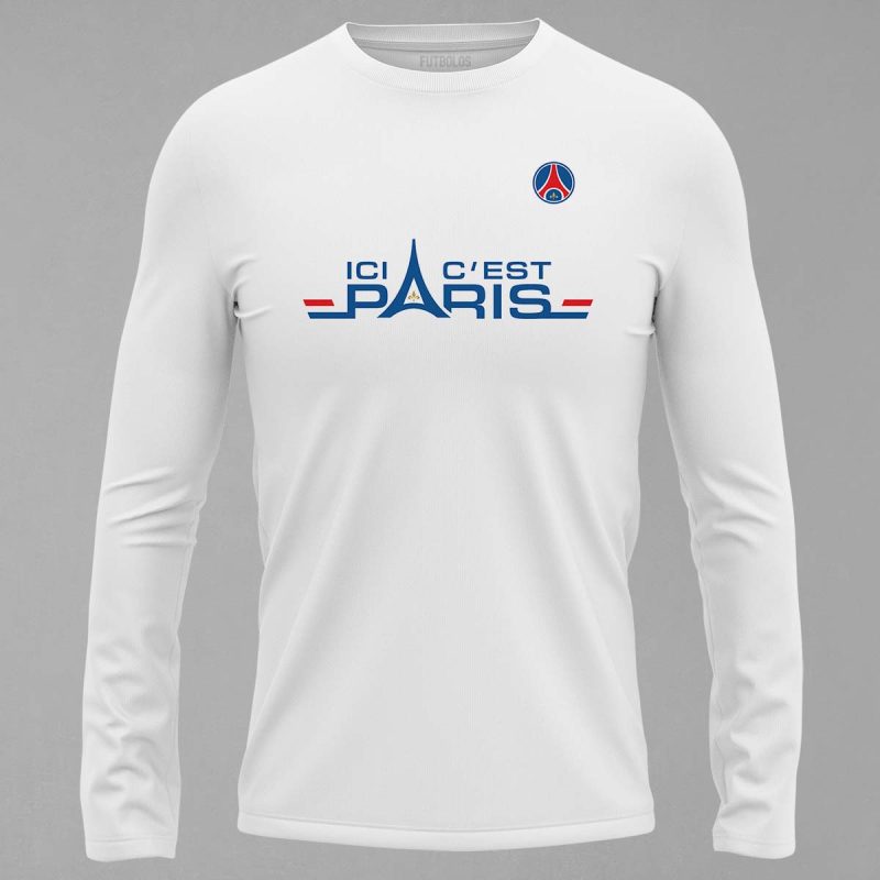 Paris Saint Germain Uzun Kollu Tişört