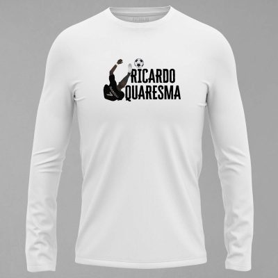 FUKT-042-Beyaz Quaresma Uzun Kollu Tişört