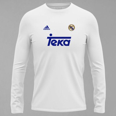 Real Madrid Nostalji Uzun Kollu Tişört