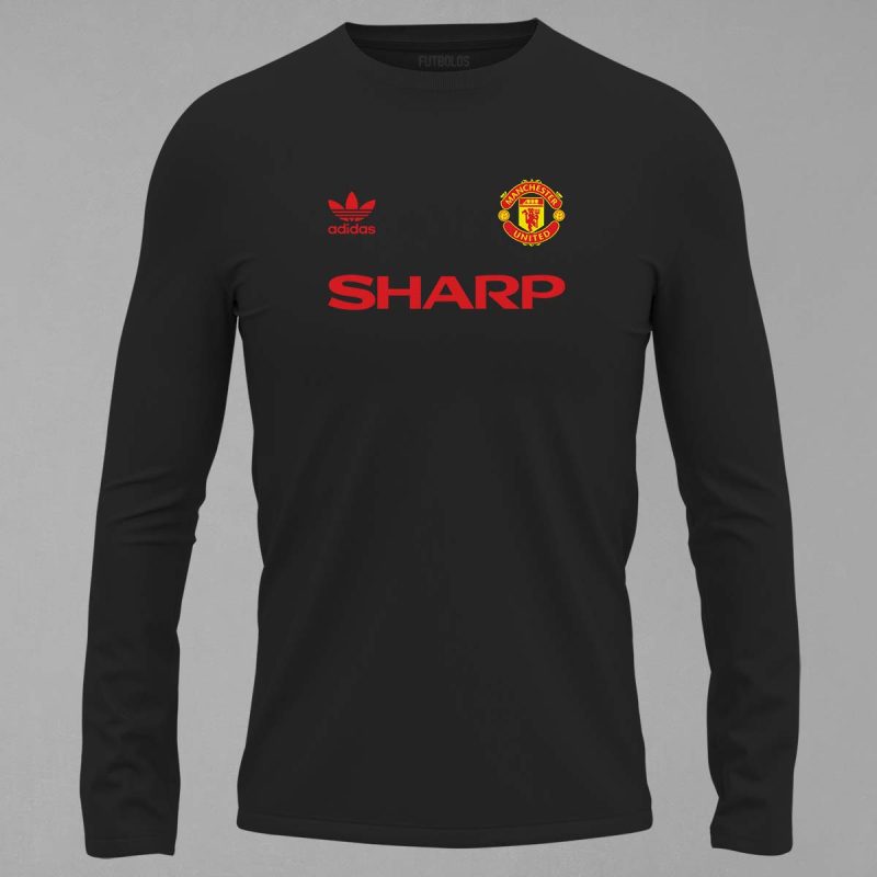 Manchester United Nostalji Uzun Kollu Tişört