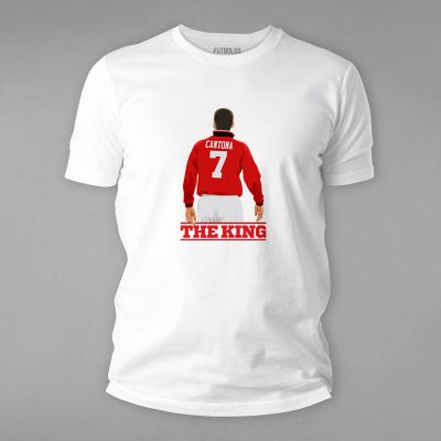 FTBL-176-Beyaz Cantona Tişörtü