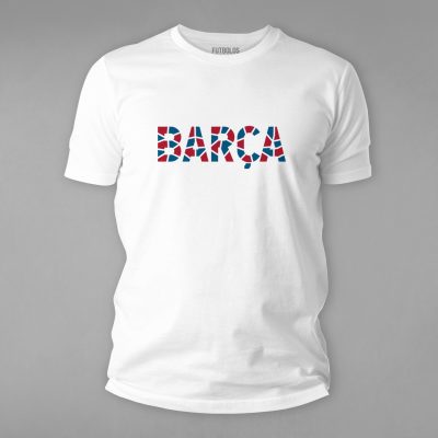 FTBL-190-Beyaz Barcelona Gaudi Tişörtü