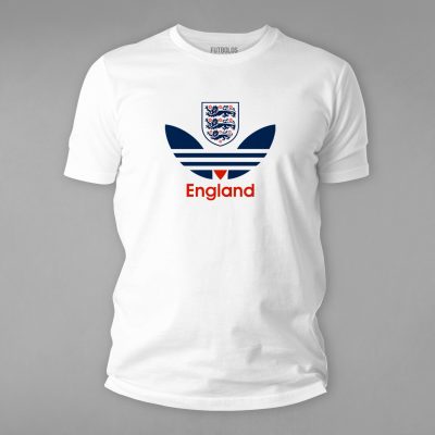 FTBL-204-Beyaz İngiltere Milli Takımı Tişörtü