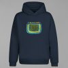 HD-005-Lacivert Boca Juniors La Bombonera Kapşonlu Sweatshirt