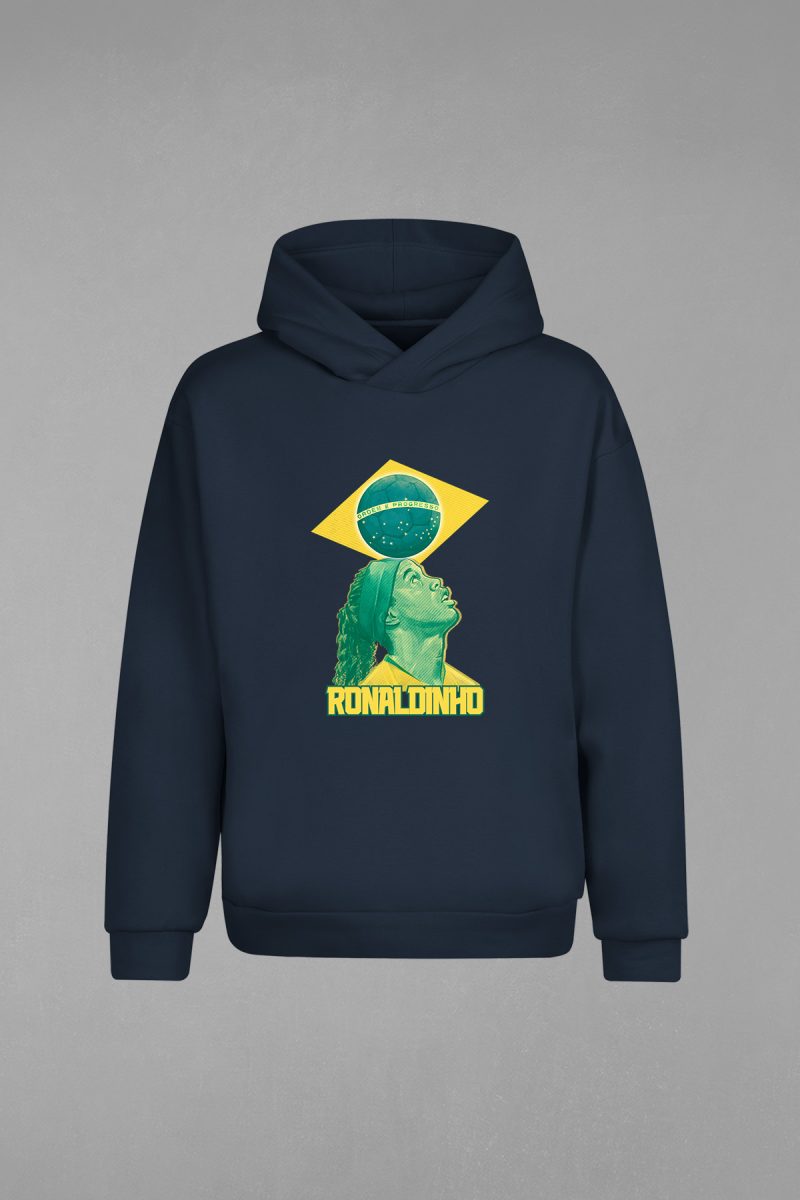 Ronaldinho Kapşonlu Sweatshirt