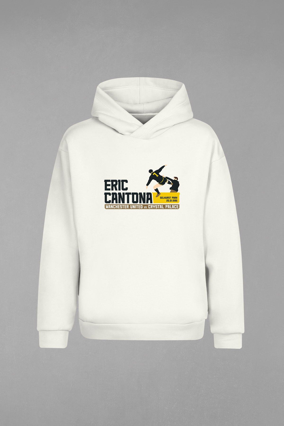 Eric Cantona Kapşonlu Sweatshirt