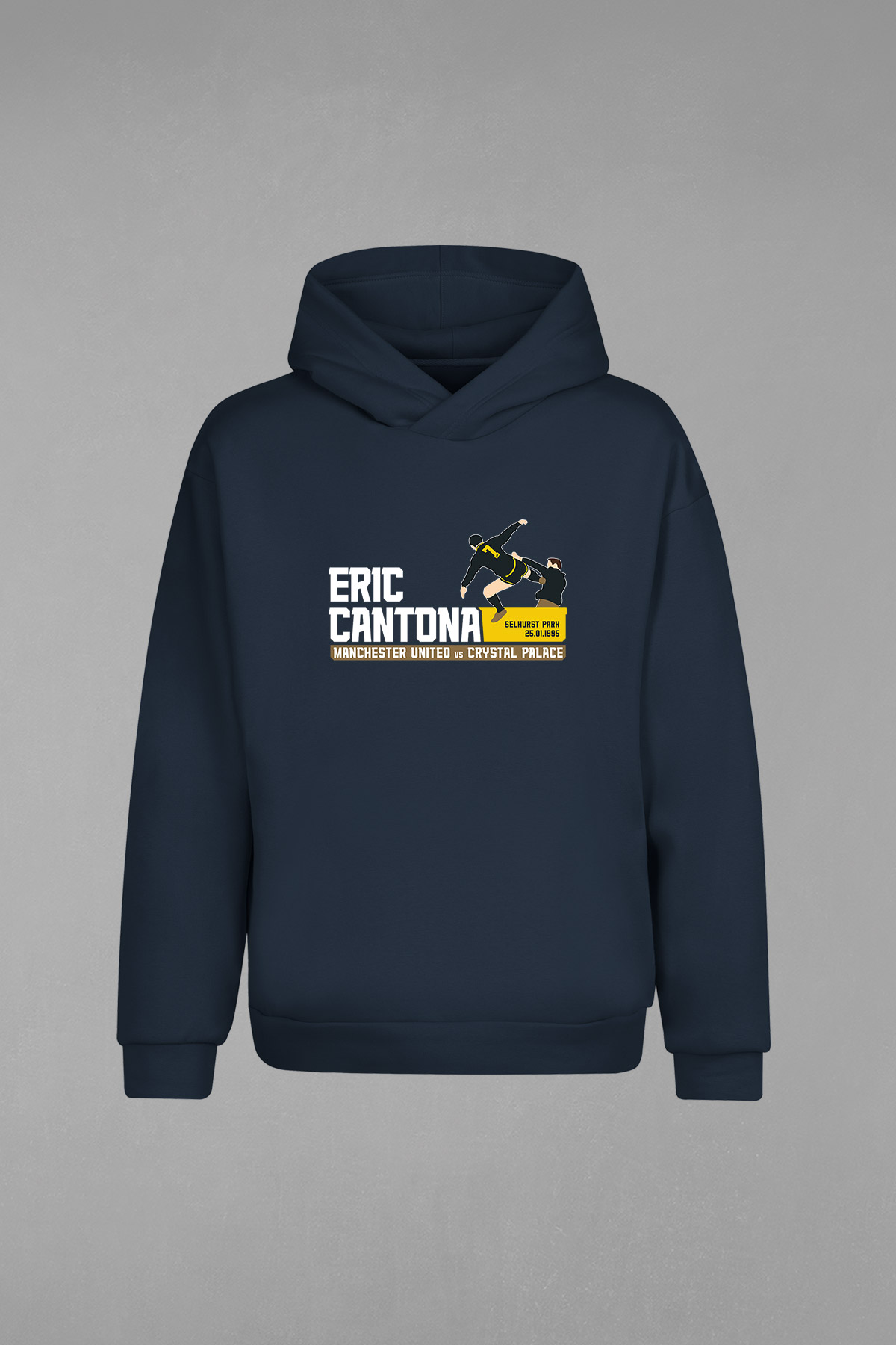 Eric Cantona Kapşonlu Sweatshirt