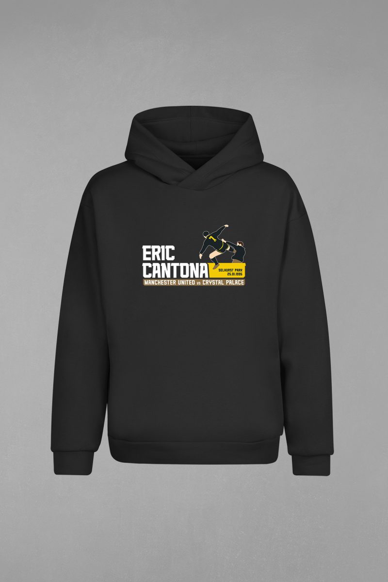 Eric Cantona Kapşonlu Sweatshirt