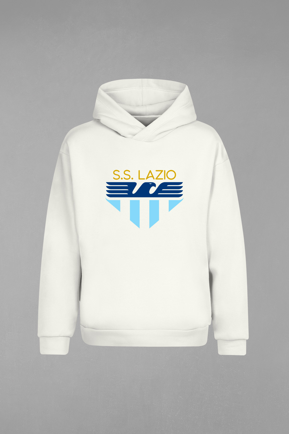HD-086-Ekru Lazio Kapşonlu Sweatshirt