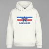 HD-107-Ekru Yugoslavya Milli Takımı Kapşonlu Sweatshirt