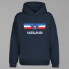 HD-107-Lacivert Yugoslavya Milli Takımı Kapşonlu Sweatshirt