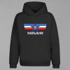 HD-107-Siyah Yugoslavya Milli Takımı Kapşonlu Sweatshirt