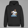 HD-143-Siyah Benzema Kapşonlu Sweatshirt