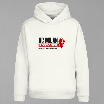 AC Milan Diavolo Kapşonlu Sweatshirt