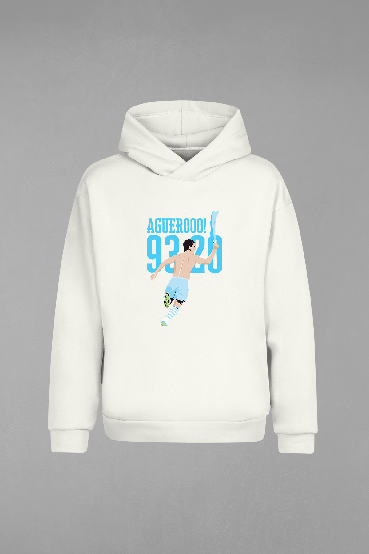 Aguero Manchester City Kapşonlu Sweatshirt