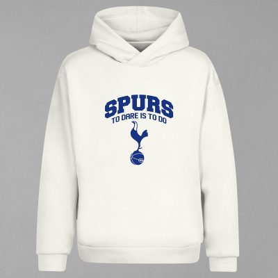 HD-180-Ekru Tottenham Kapşonlu Sweatshirt