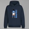 HD-188-Lacivert Napoli Maradona 10 Kapşonlu Sweatshirt