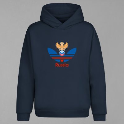 HD-205-Lacivert Rusya Milli Takımı Kapşonlu Sweatshirt