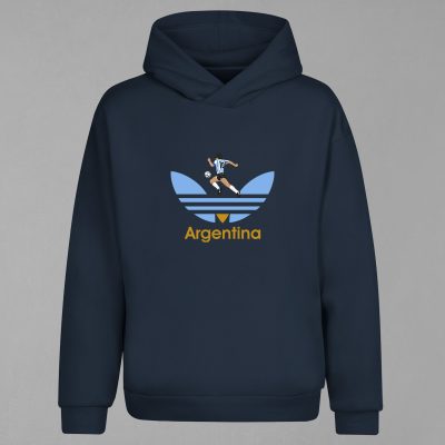 HD-212-Lacivert Arjantin Milli Takımı Kapşonlu Sweatshirt