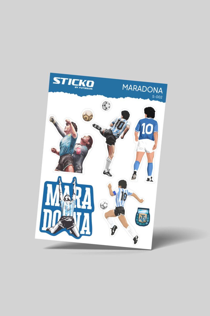 Maradona Sticker - Sticko Etiket