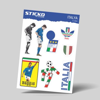 Baggio İtalya Sticker - Sticko Etiket
