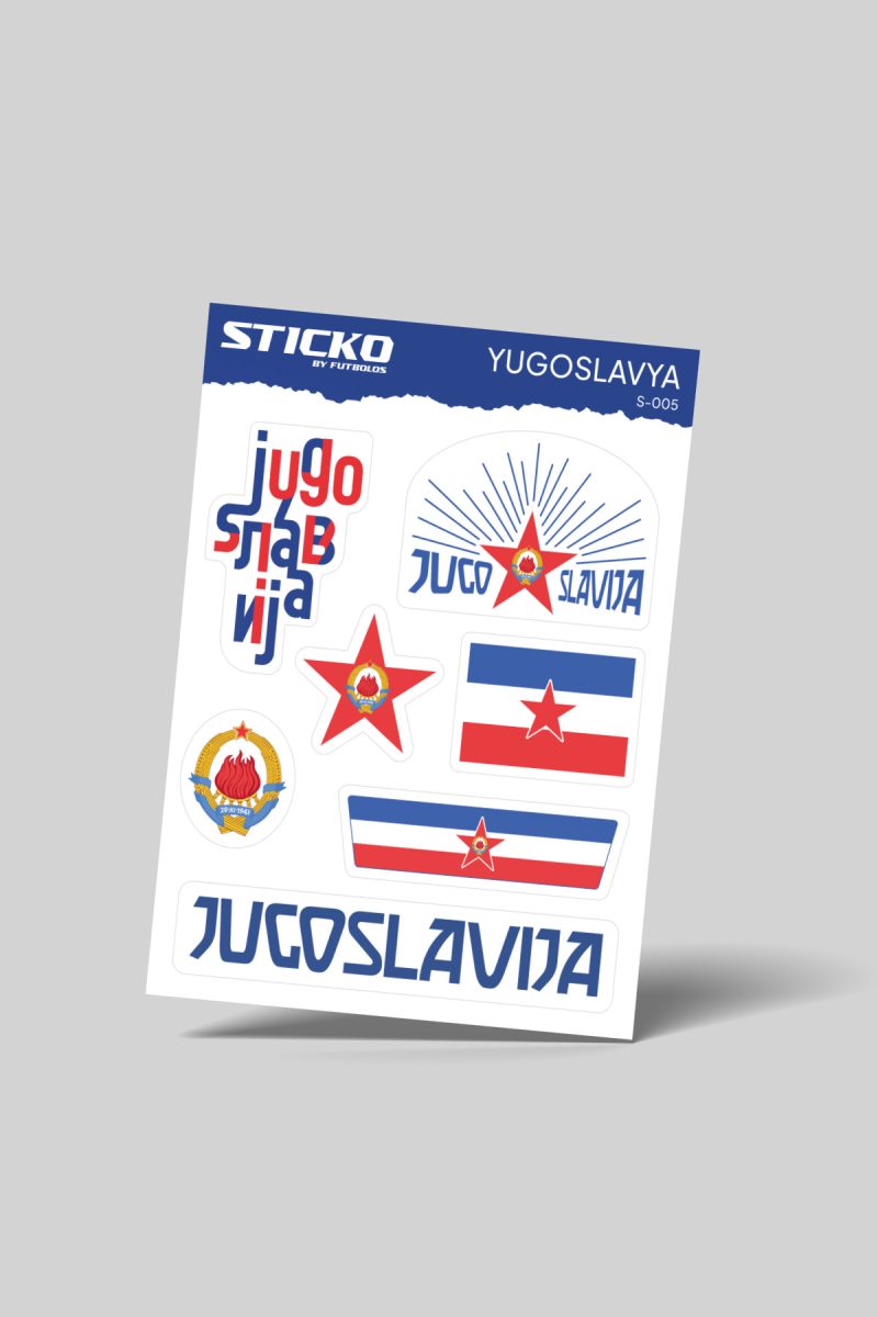 Yugoslavya Sticker - Sticko Etiket