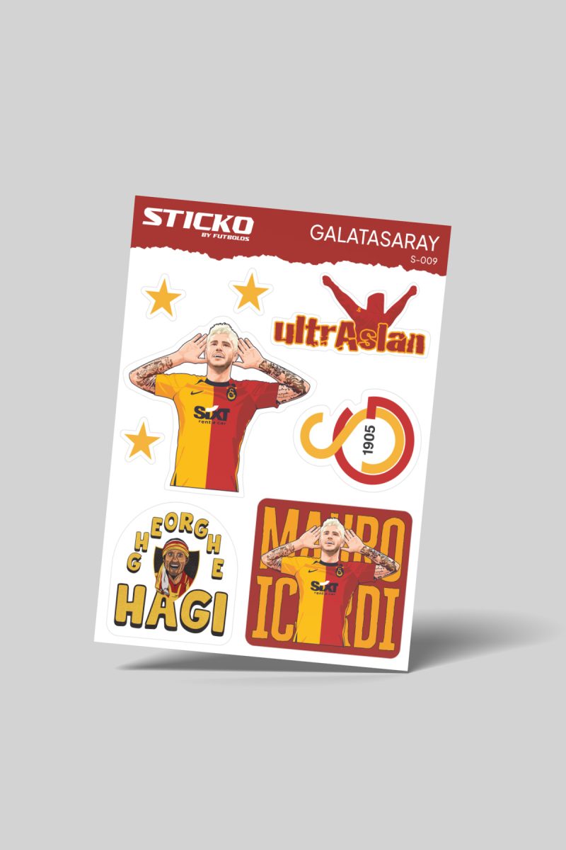 Sticko-009 Galatasaray Sticker - Sticko Etiket