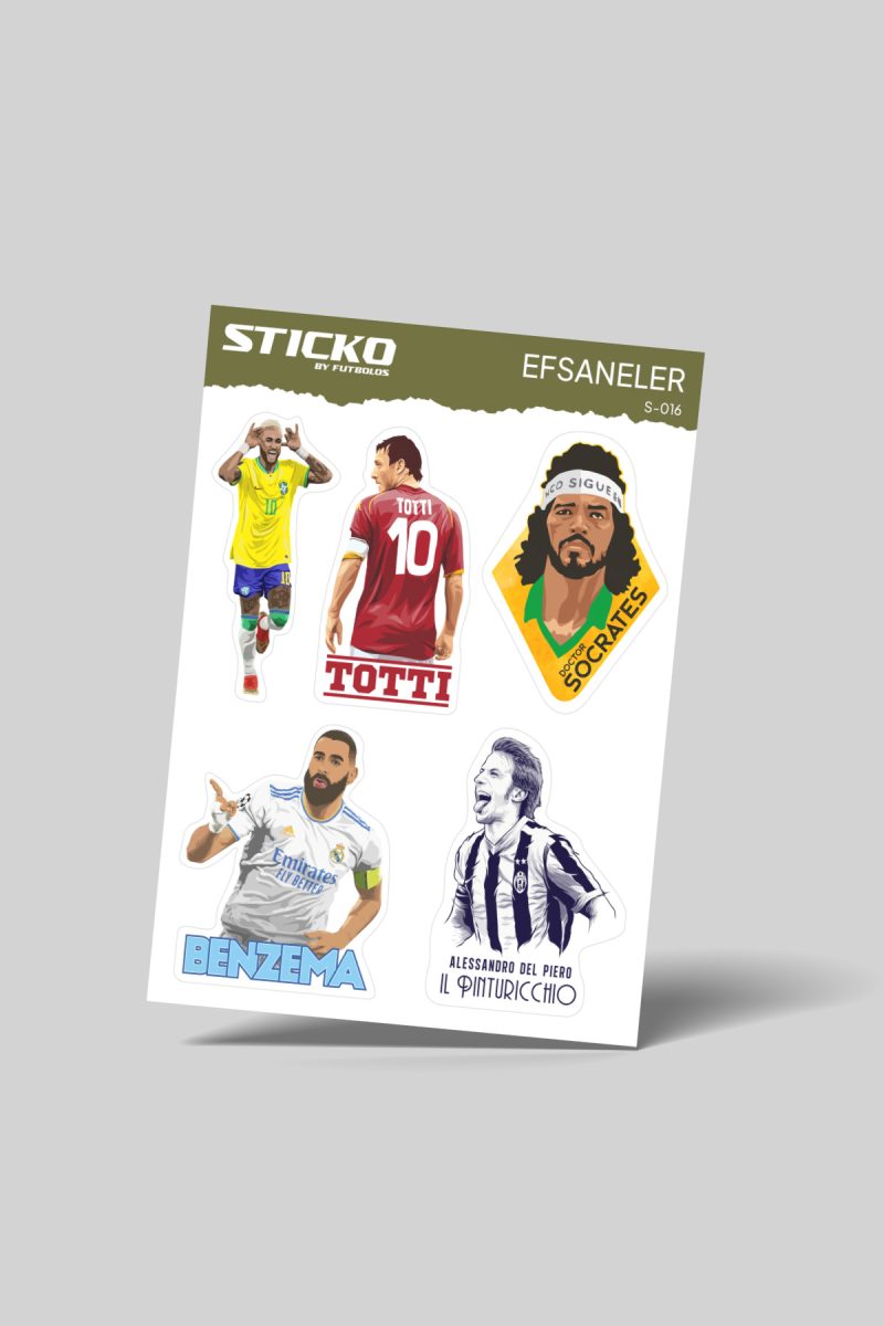 Efsaneler Sticker - Sticko Etiket