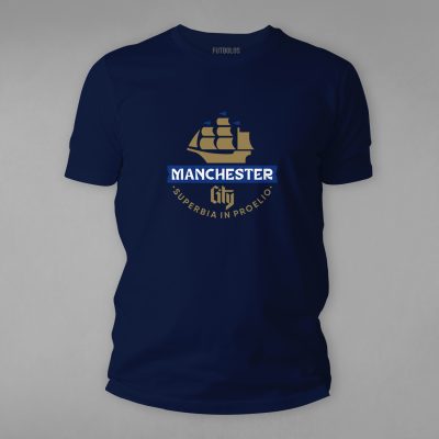 FTBL-219-Lacivert Manchester City Superbia Tişörtü
