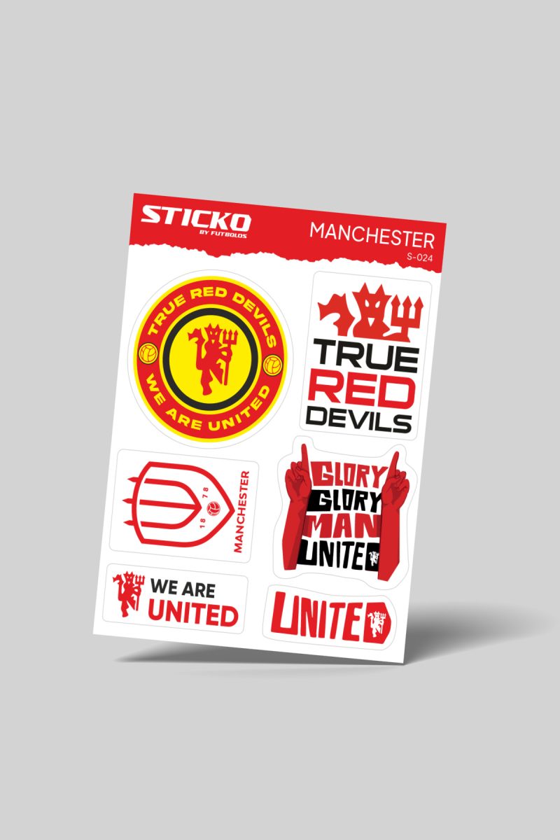 Manchester United Sticker - Sticko Etiket