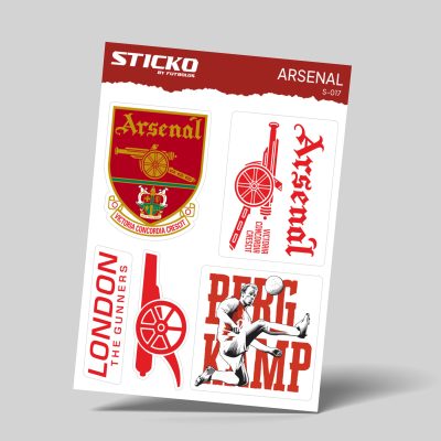 Sticko-017 Arsenal Sticker - Sticko Etiket