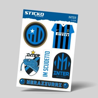 Sticko-028 Inter Milan Sticker - Sticko Etiket
