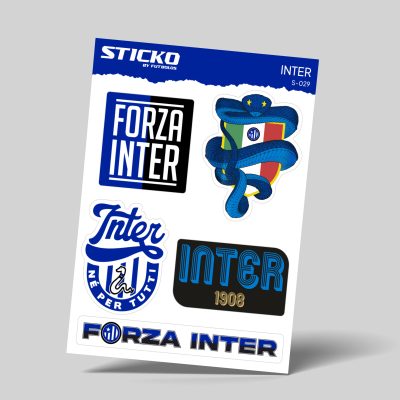 Sticko-029 Inter Milan Sticker - Sticko Etiket