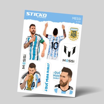 Sticko-031 Messi Sticker - Sticko Etiket
