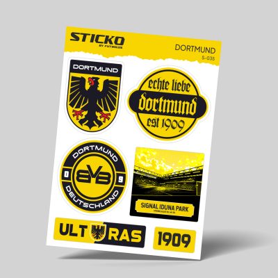 Sticko-035 Borussia Dortmund Sticker - Sticko Etiket