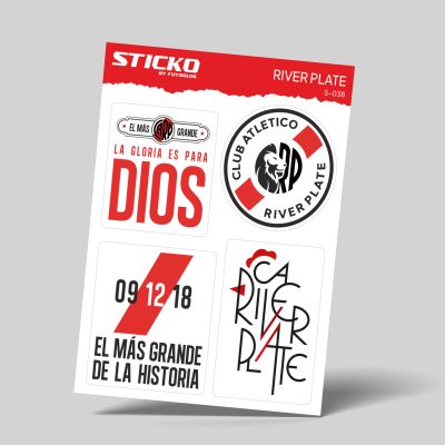 Sticko-038 River Plate Sticker - Sticko Etiket