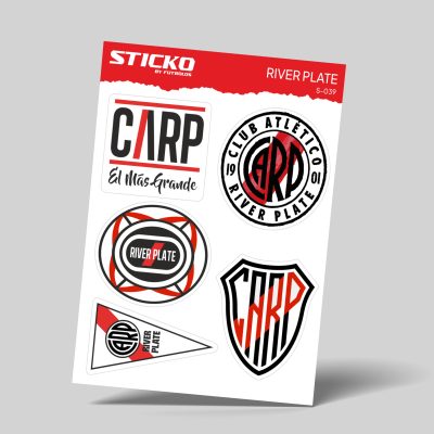 Sticko-039 River Plate Sticker - Sticko Etiket
