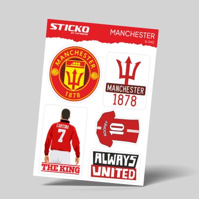 Manchester United Sticker - Sticko Etiket