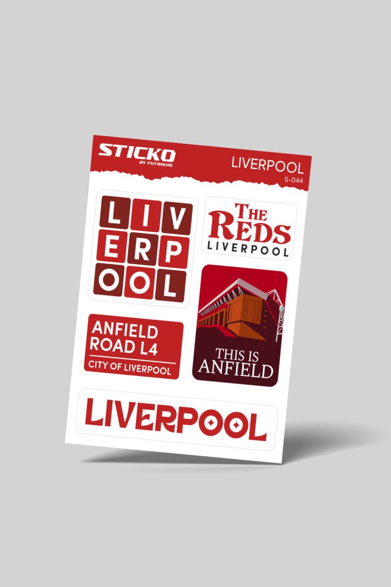 Sticko-044 Liverpool Sticker - Sticko Etiket